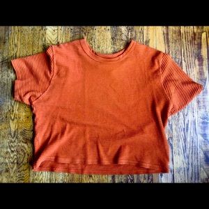 Big Bud Press orange L honeycomb crop